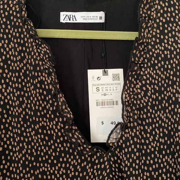 ZARA Polka Dot Dress - Picture 3 of 4